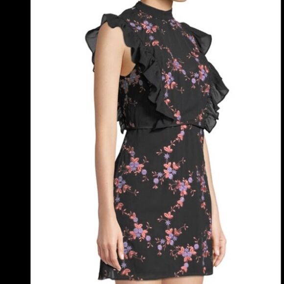 TALULAH Segura Mini Dress Black Sz Small - Picture 4 of 5